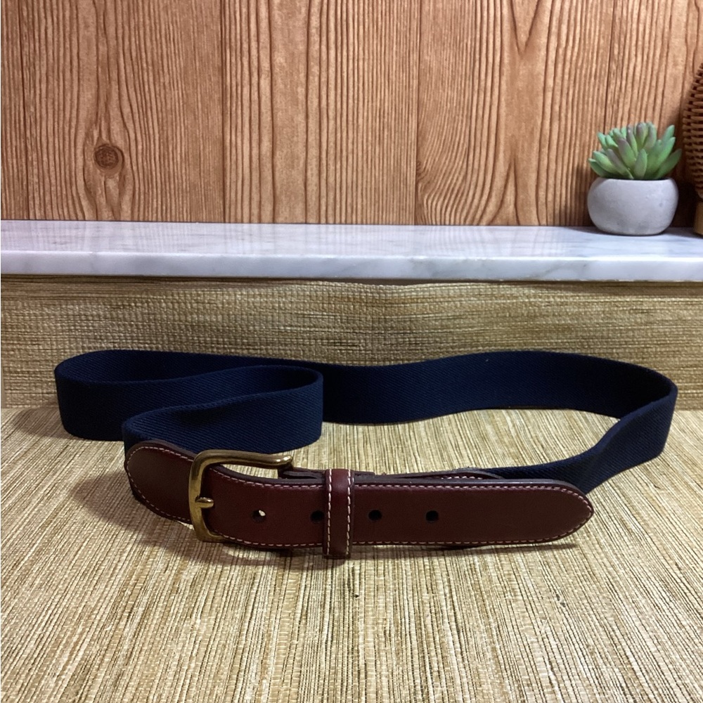 L.L. Bean Navy Blue Men's Belt size 46